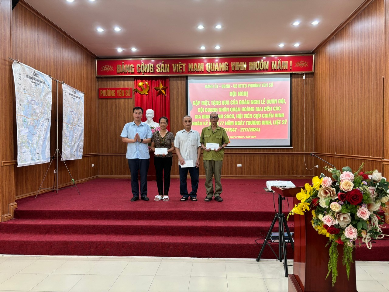 Phường Yên Sở tổ chức Lễ ra mắt Lực lượng tham gia bảo vệ an ninh trật tự ở cơ sở